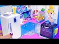 DIY Miniature Cinderella Dollhouse  ~ 12 Kitchen crafts: fridge, stove, blender and more