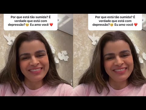 Cantora Damares quebra o silêncio e nega que esteja com depressão