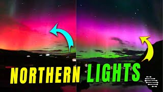 Rare Southern-Facing Northern Lights