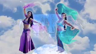 Belly Dance Performance - Eastern Roses Perform with Fan Veils in Belly Dance Odyssey 2 Show