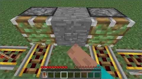 Minecraft 1.1 power rail glitch