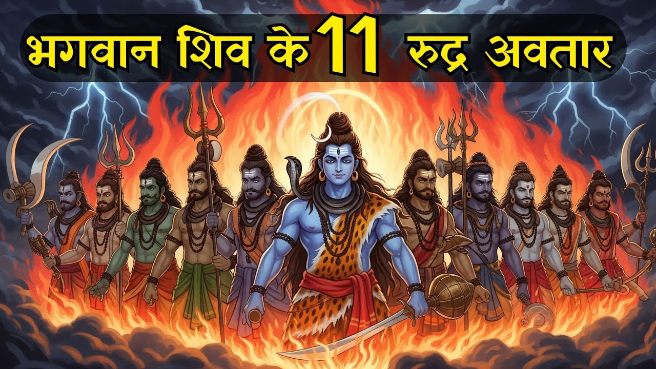 The 11 Fierce Rudra Avatars of Lord Shiva | The Untold Legends of Mahadev | shiv rudra avatar 