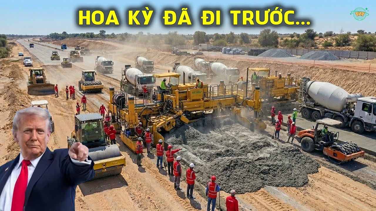 Mỹ Dùng Cỗ Máy 7.000 Tỷ: Xây Dựng Những Con Đường Bê Tông KHỔNG LỒ Bất Tử 50 Năm!