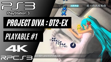 RPCS3 Project DIVA Dreamy Theater 2nd - Extend G4600 GTX 960 Vulkan 4K Playable #1