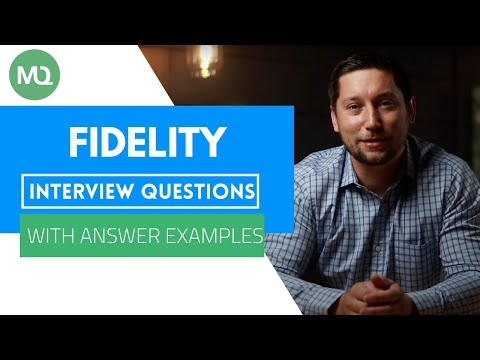 Fidelity Interview Questions with Answer Examples