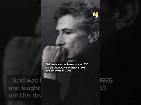 Palestinian American scholar Edward Said dedicated his life to advocating for Palestinians