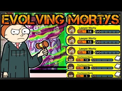 Pocket Mortys Evolution Chart