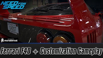Need For Speed 2015: Ferrari F40 Confirmed + Customization Gameplay (Trailer Breakdown)