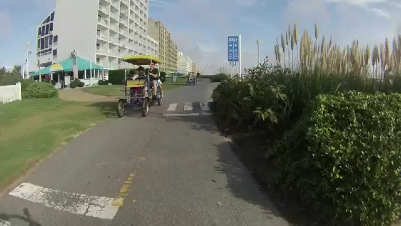 Virginia Beach Boardwalk Bike Ride Time Lapse 2017 You Virginia Beach Boardwalk Bike Ride Time