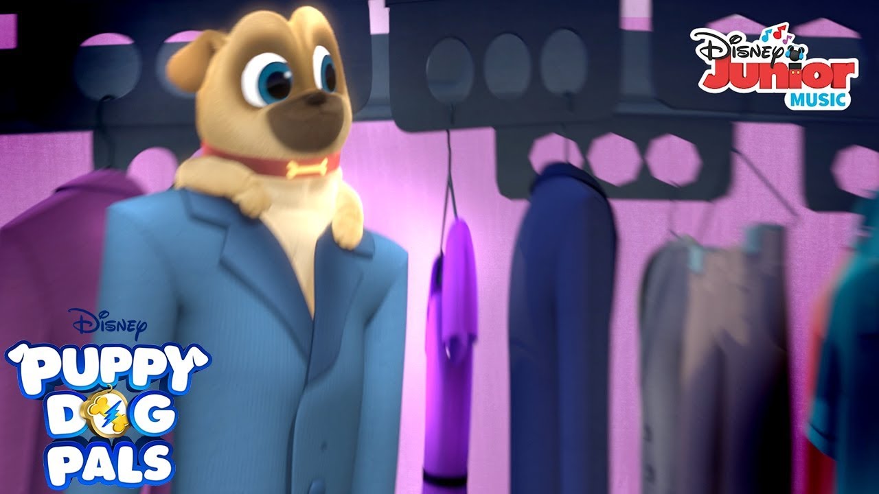 Dry Cleaner Puppy Party | Music Video | Puppy Dog Pals | Disney Junior
