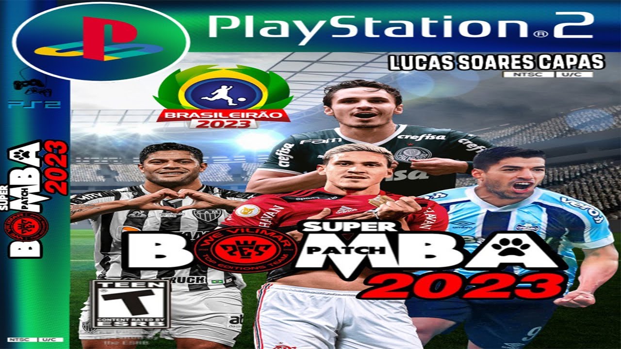 PES 2022 Brasileirão A B C + Libertadores + Encarte PS2!!!! 