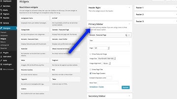 wat is een widget in WordPress