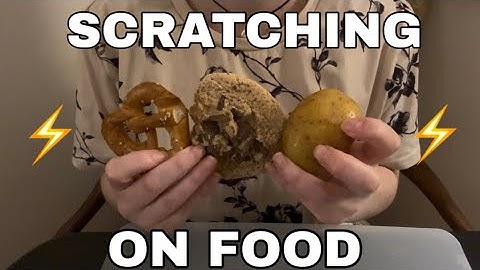 ASMR | SCRATCHING ON FOOD | Fast and Aggressive | Lofi | Weird Random Triggers