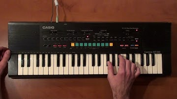 Casio MT-540 Demo Song - Transcription (Night Birds)