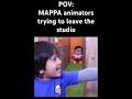 POV: MAPPA animators trying to leave the studio #shorts #ryan #funny #memes