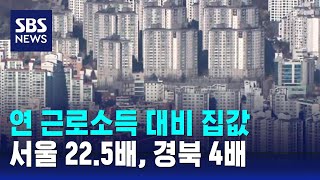 연 근로소득 대비 집값 전국 평균 10.7배…서울 가장…