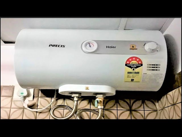 Haier Water Geyser (Horizontal) - YouTube