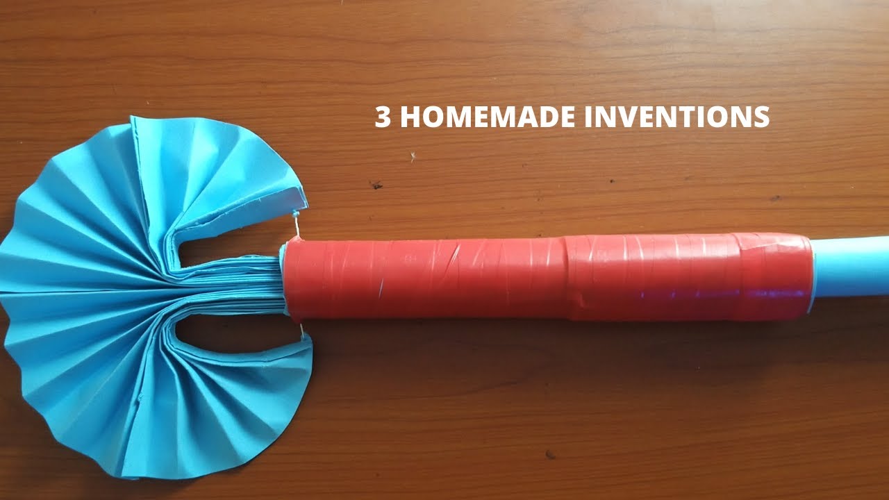 3 SIMPLE INVENTIONS FOR SCHOOL PROJECTS - YouTube