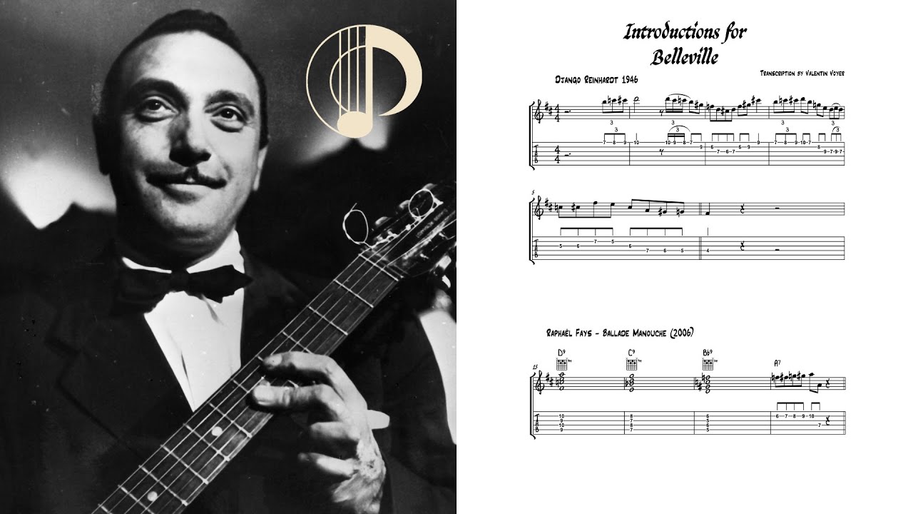 10 Gypsy Jazz Introductions for Belleville (Django Reinhardt, Bireli Lagrene, Stochelo Rosenberg...)