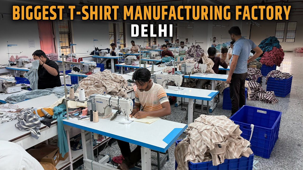 BIGGEST T-SHIRT MANUFACTURING FACTORY / BULK MANUFACTURER