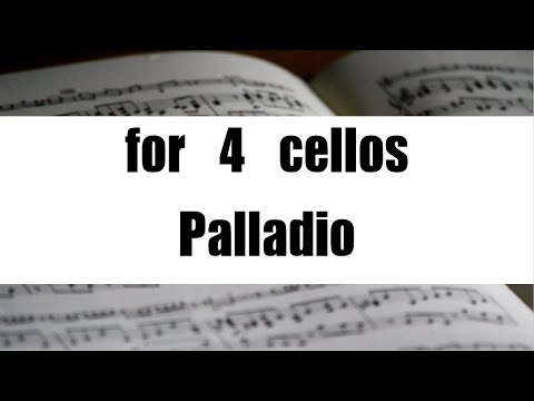 Palladio (첼로 4중주, 손가락 번호 포함) - Karl Jenkins