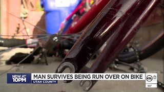 Alpine Cyclist Walks Away With Minor Injuries After Being Run Over By Truck