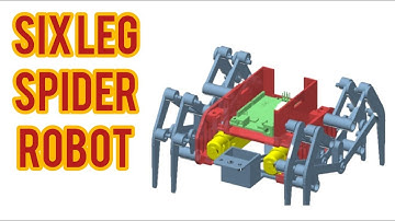 SIX LEG SPIDER ROBOT  | FINAL YEAR MECHANICAL PROJECT