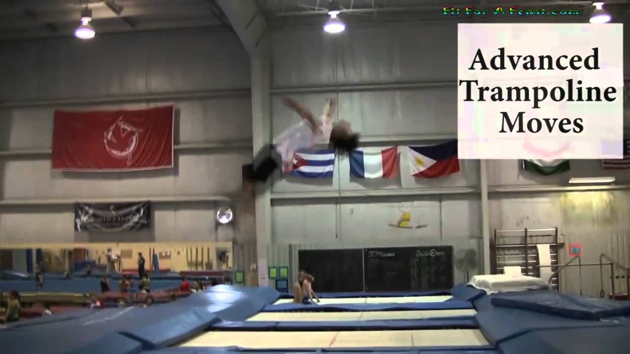 Trampoline Tricks Tutorial Competitive Gymnastics Trampoline Skills