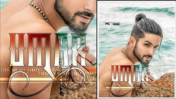 PhotoPea Glass Font Tutorial In Android | Mujahid Editx ft Umar Creation #Photopea