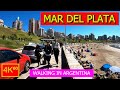 4K⁶⁰ 🚶 - 👉 MAR DEL PLATA ☀️ walk - ARGENTINA - Walking tour - VLOG - Travel 🌟