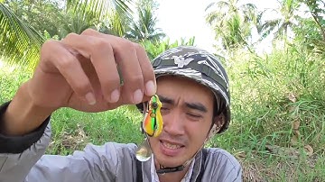 Câu cá lóc // Test mồi nhái hơi cho ông bạn người Thái Lan - Vinh Ròm