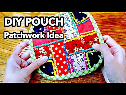 Patchwork Idea┃Fabric Scraps┃ Quilting projects #HandyMum​