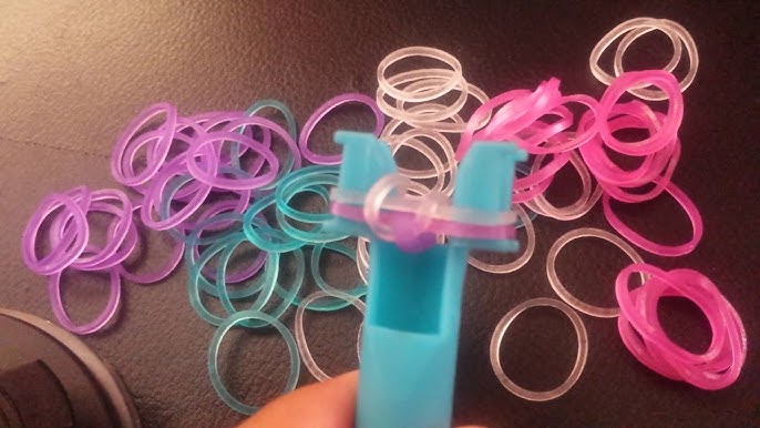 DIY bracelet making kit rubber bands to weave bracelet Kit bracelet  elastique Rainbow Braided Bracelet and