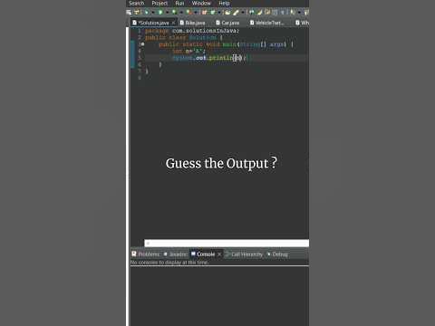 Guess the Output of these Java Program #java #program #learnwithmeck ...