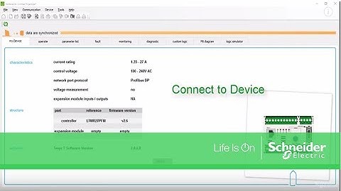 How to check the modified parameter list of TeSys T device using SoMove