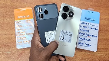 Tecno Spark 40 Review Vs Tecno POP 10C Review 2025