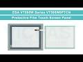 ESA VT595W Series VT595W0PTCN HMI Panel Glass Protective Film Replacement Repair