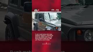 Parade Mobil sangar Milik Ketum Pemuda Pancasila Yang Disita Kpk