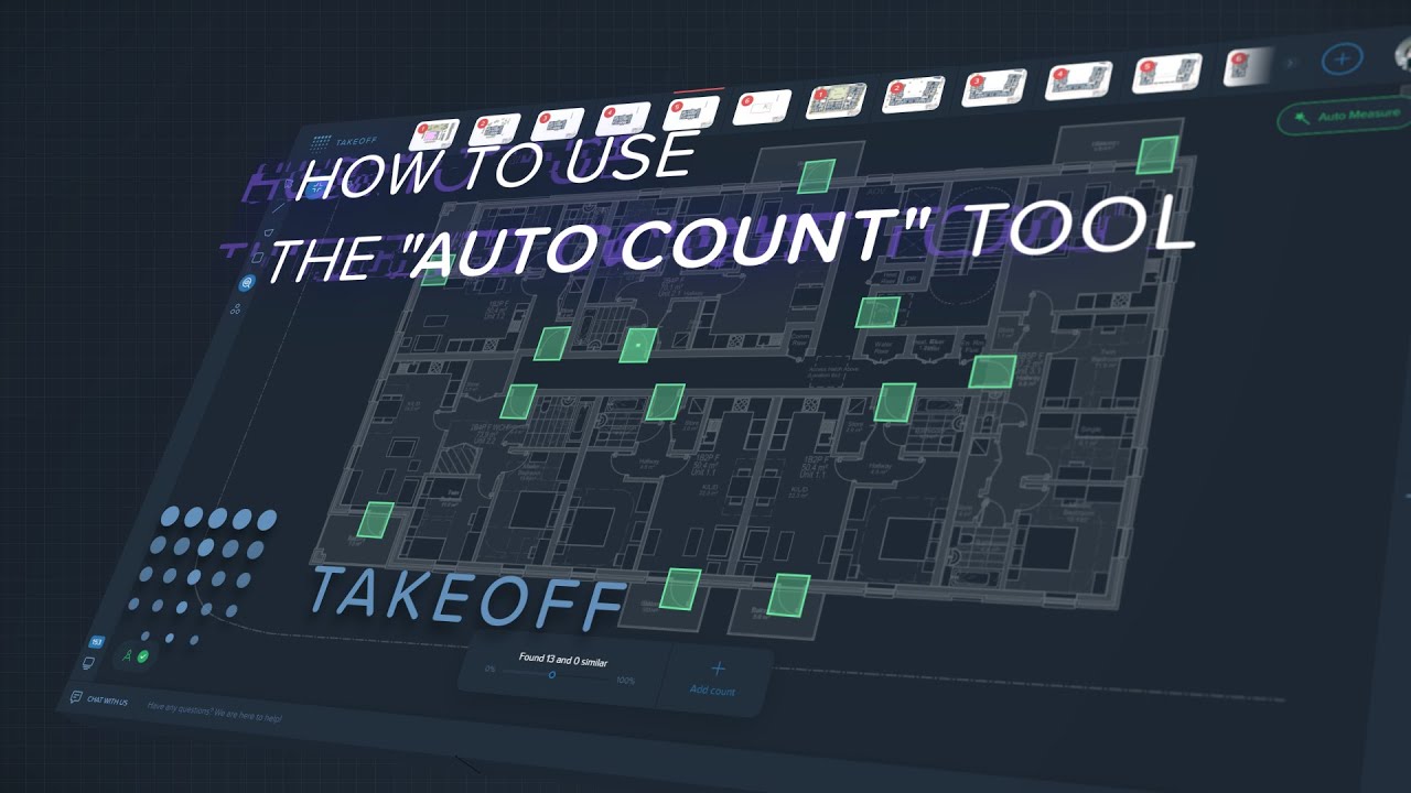 How to use the "Auto Count" tool in 2D Takeoff YouTube