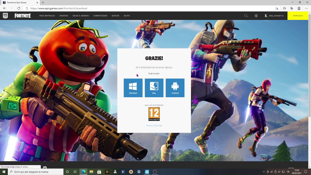 Come Scaricare FORTNITE Da Pc YouTube