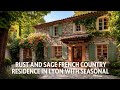 Rust and Sage French Country Residence in Lyon with Seasonal Charm