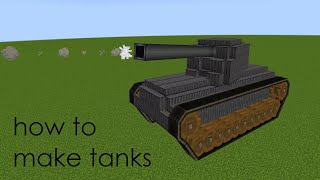 how to make working tanks in minecraft (with create mod)