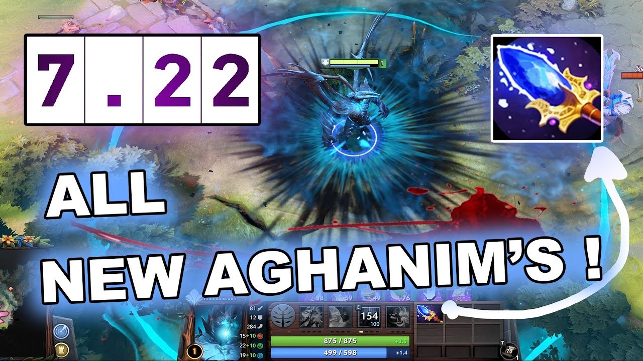 Dota 2 New 722 Patch All Aghanims Scepters