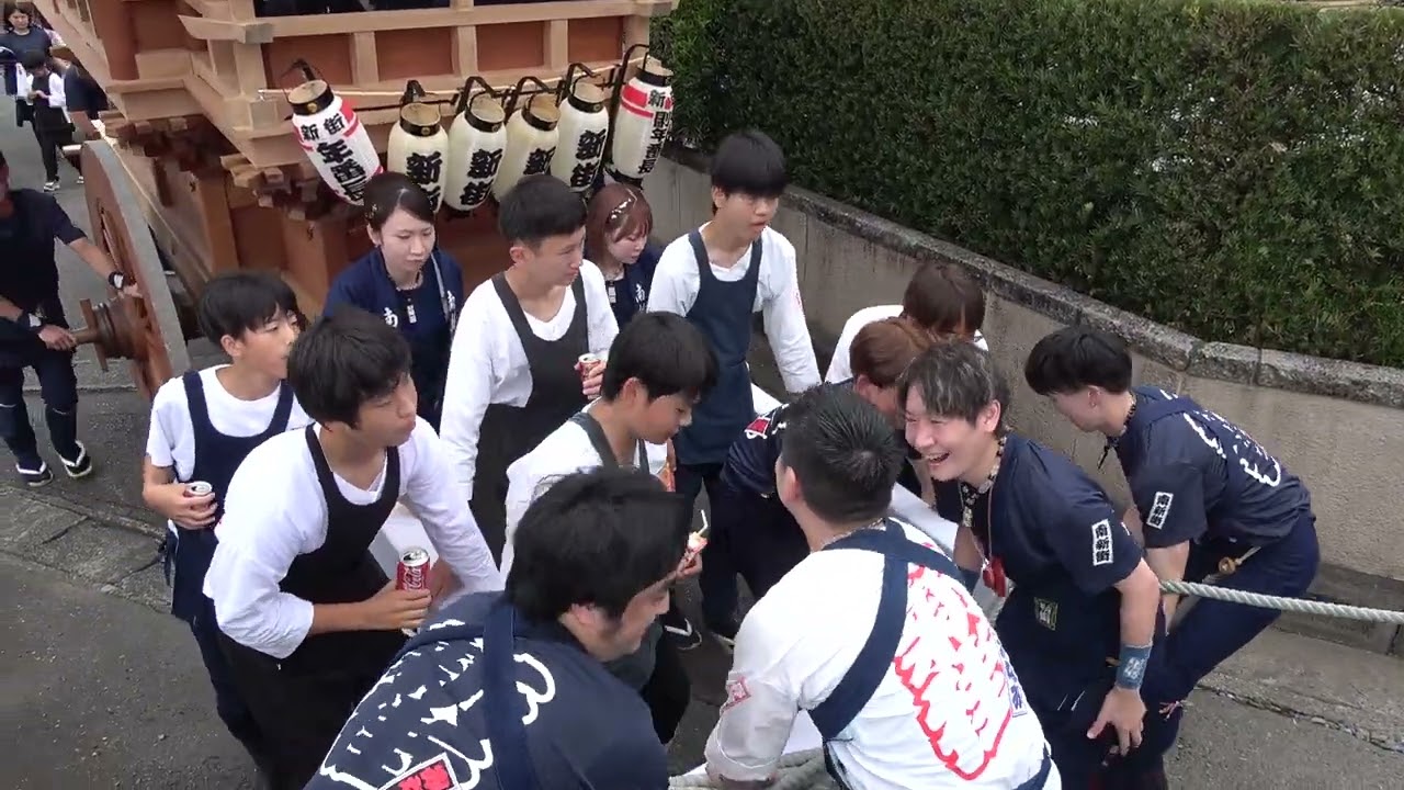 2025年10月12日 11:15 南新街の曳き廻し