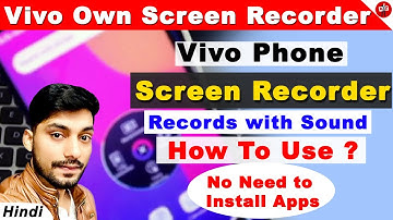 HOW TO SCREEN RECORD IN VIVO, Vivo Phone Screen Recording,Vivo Mobile Me Screen Recording Kaise Kare