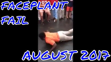 Faceplant front flip fail