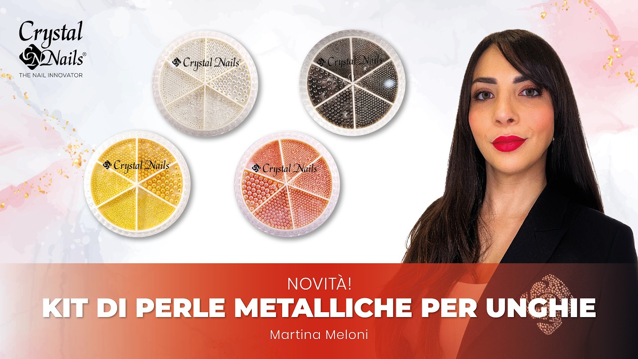 NOVITÀ! KIT DI PERLE METALLICHE PER UNGHIE – SEMISFERICHE con Martina Meloni