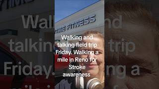 Walking and talking for #strokeawareness Cardio Mile Friday #keto4lyfe #carnivore #genx #grandma