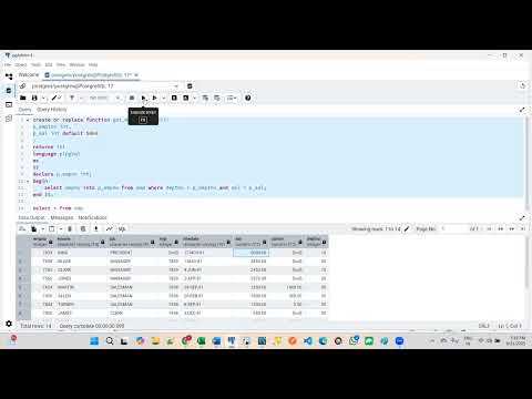 Part 54 - PostgreSQL - PL pgSQL - Function with Default By Ramesh Babu Bollu