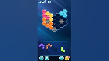 BLOCK! Hexa Puzzle! 7 Holic Level 65 (Rotate) - Lösung Solution Walkthrough